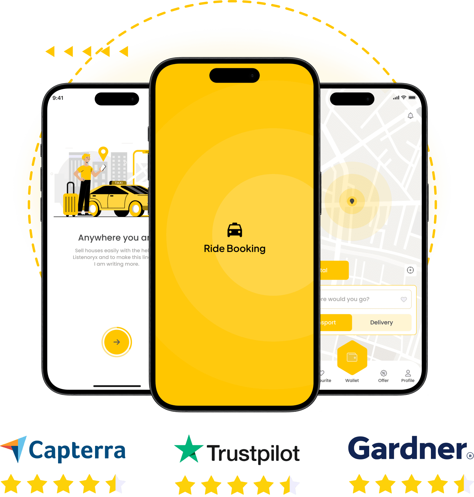 Lyft Clone - Launch On-Demand Taxi Booking App in 1 Week