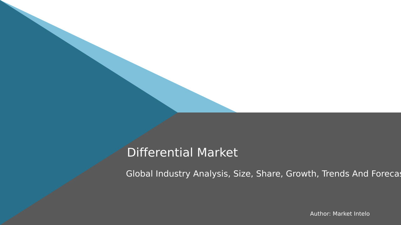 Differential Market Research Report 2033