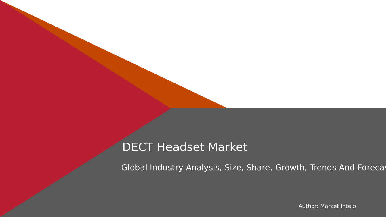 DECT Headset Market Research Report 2033